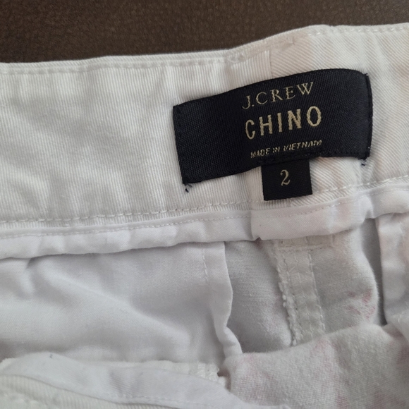 Yellow and White Patterned Women's Short JCREW SIZE 2 Lot Of 2 Shorts. - Picture 3 of 4